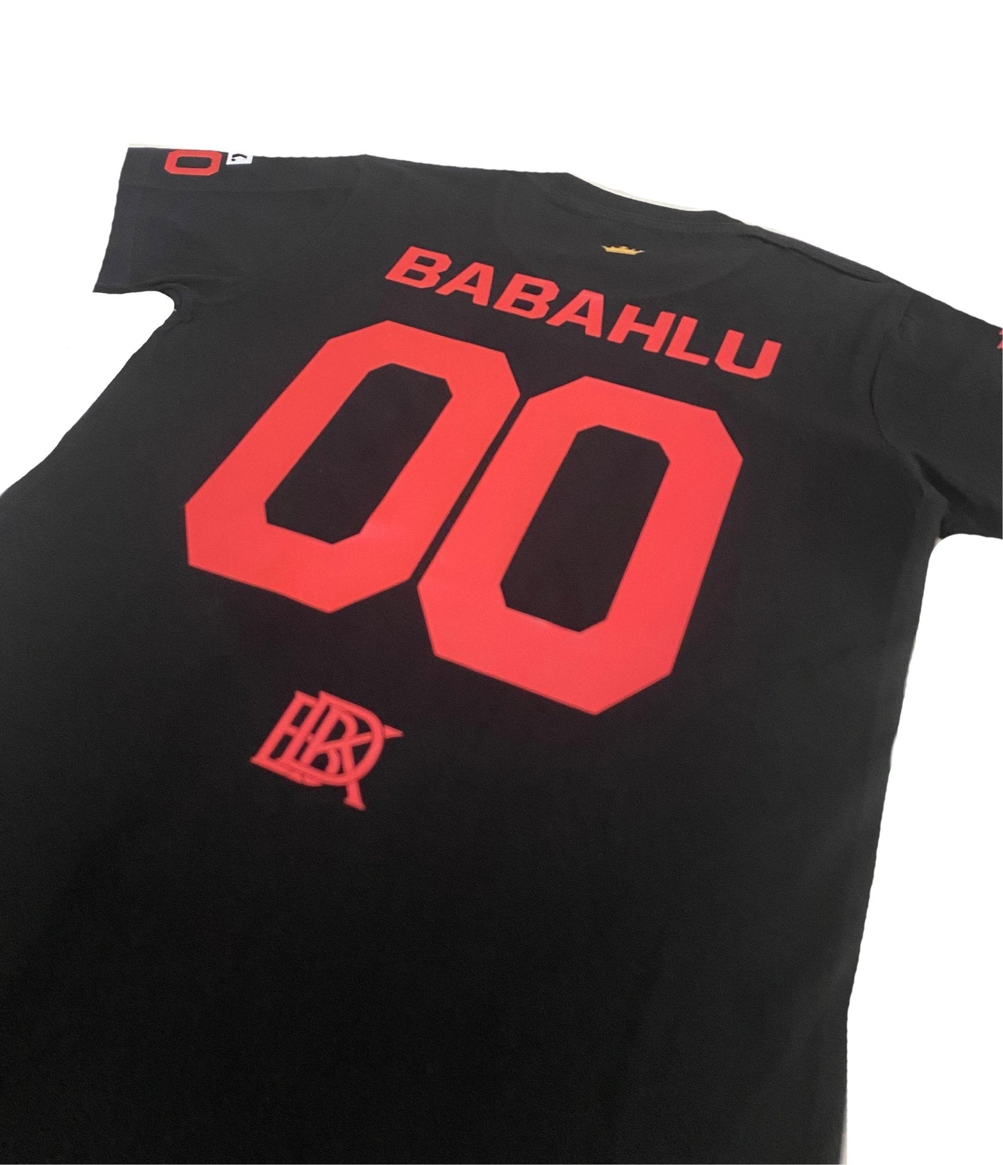 "00 BABAHLU" Street Red Print T Shirt - Babahlu Kids Streetwear - Vinyl Print T-shirts