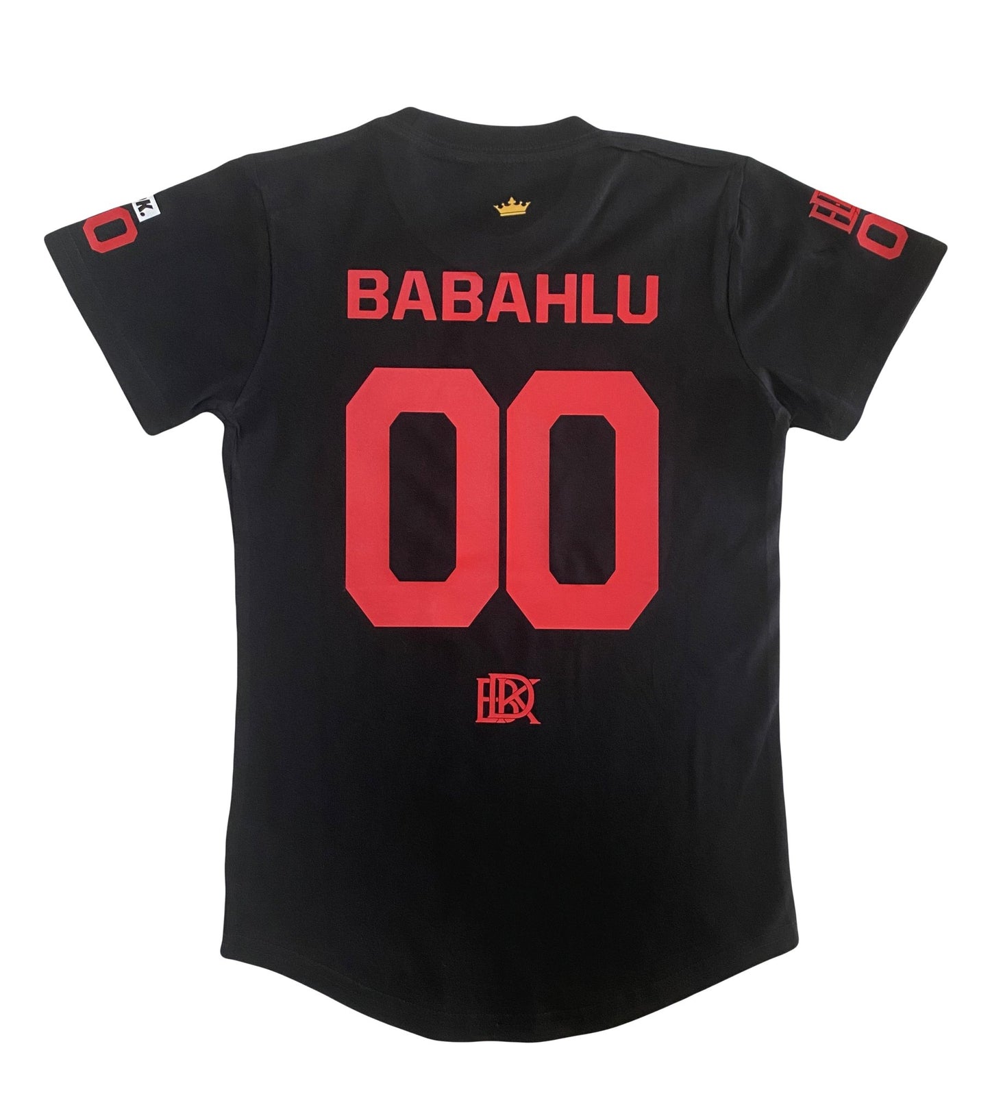 "00 BABAHLU" Street Red Print T Shirt - Babahlu Kids Streetwear - Vinyl Print T-shirts