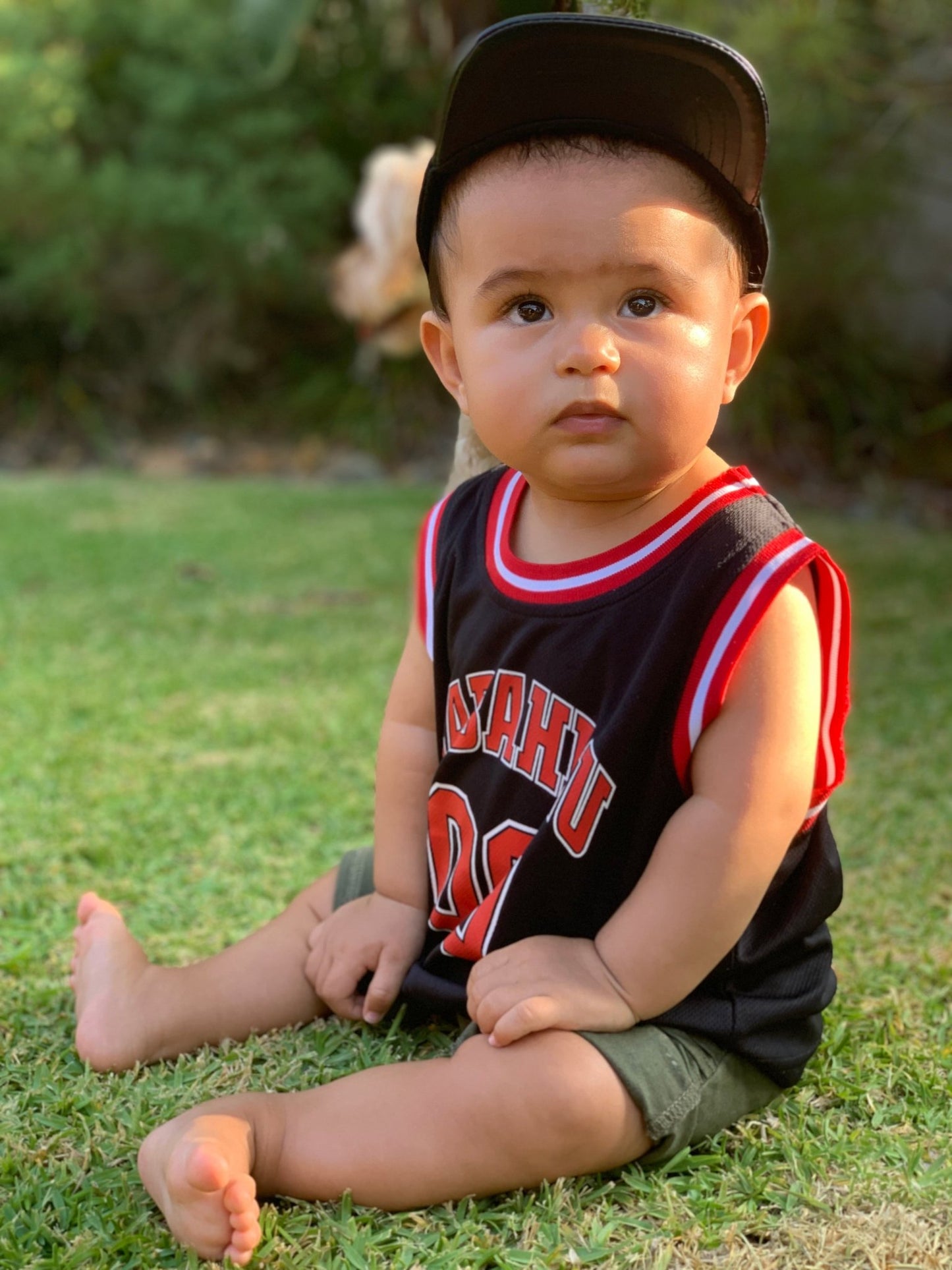 Basketball Tank Black 00 Print - Babahlu Kids