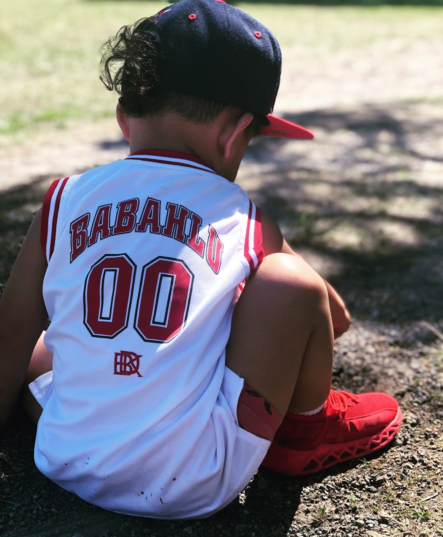 Basketball Tank White 00 Print - Babahlu Kids