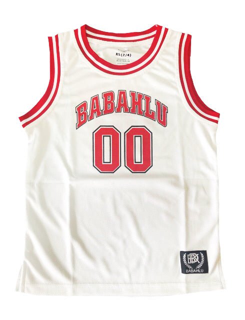 Basketball Tank White 00 Print - Babahlu Kids
