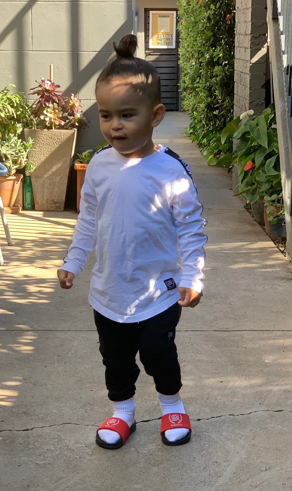 Breezy Red Slides - Babahlu Kids