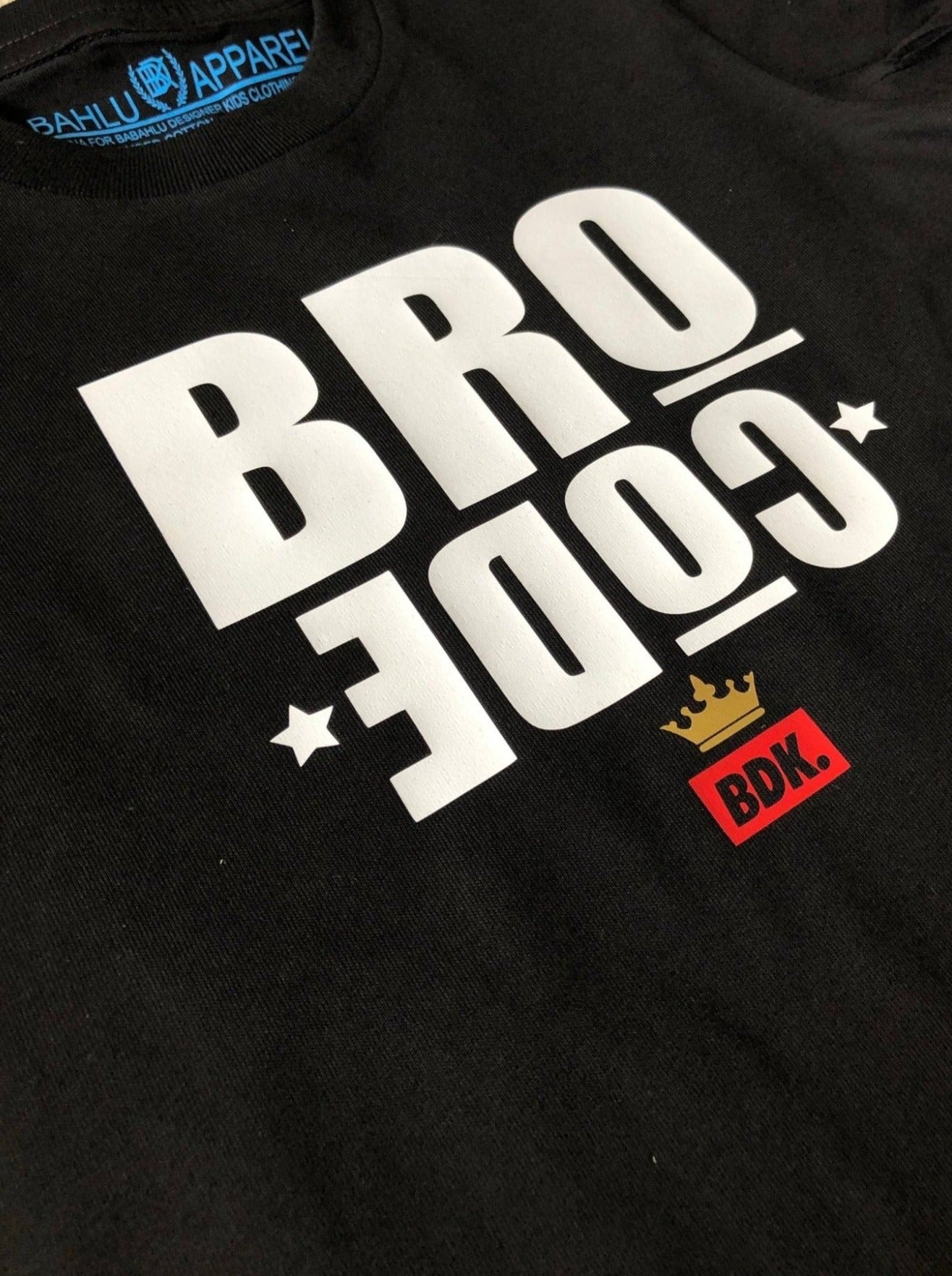 "Bro Code" T shirt - Babahlu Kids