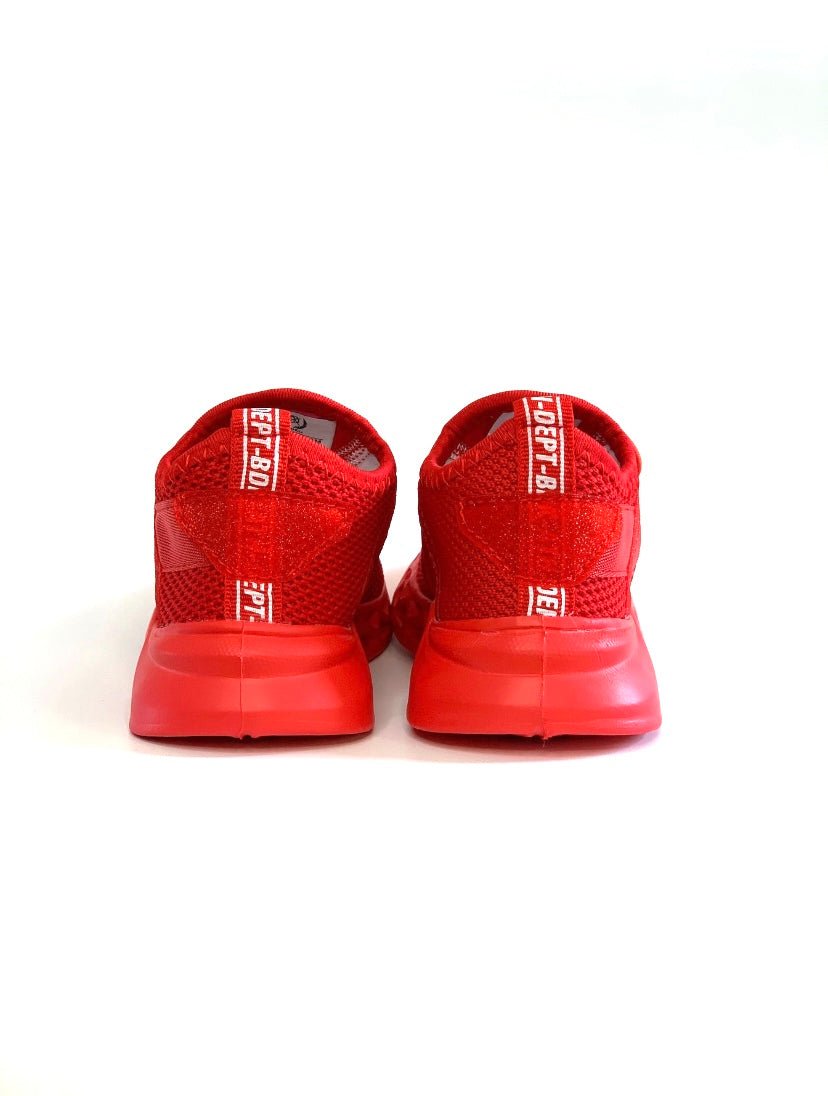 Fadeaway 1s Red Sneakers - Babahlu Kids