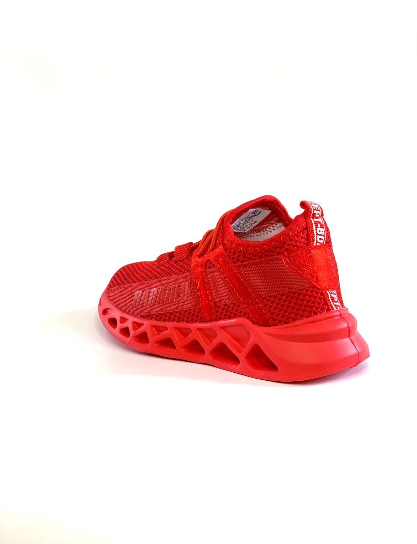 Fadeaway 1s Red Sneakers - Babahlu Kids