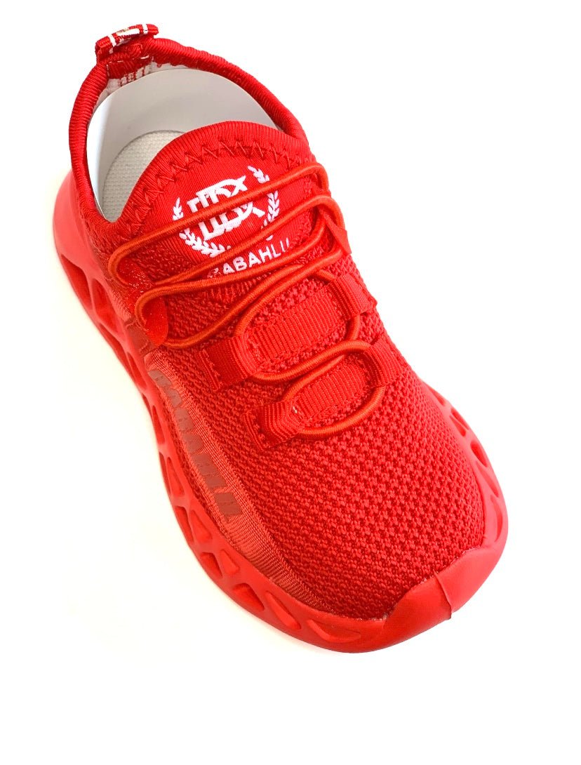 Fadeaway 1s Red Sneakers - Babahlu Kids