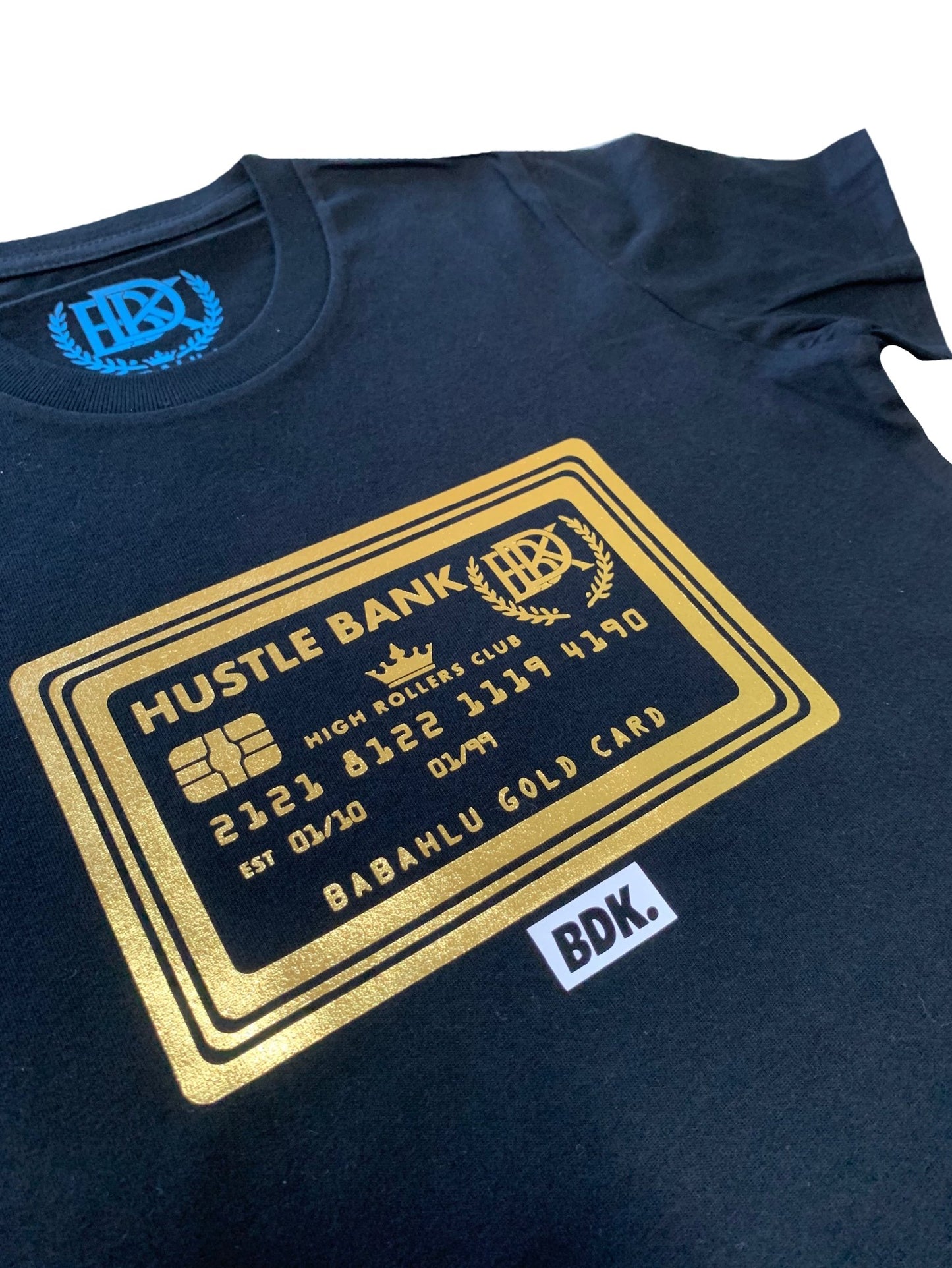 "Gold Card" Print T Shirt - Babahlu Kids