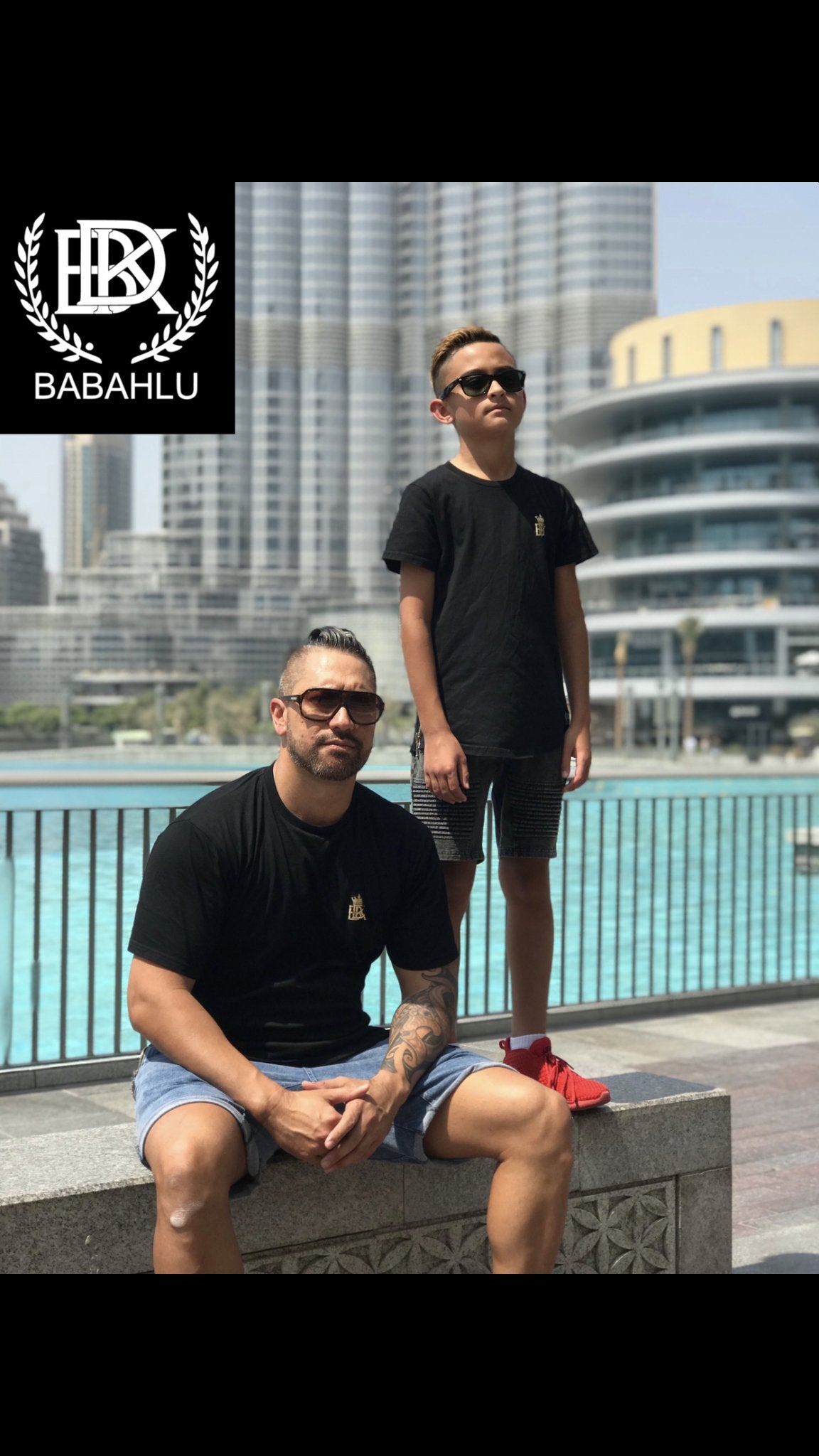 Gold Zipper Black T Shirt - Babahlu Kids