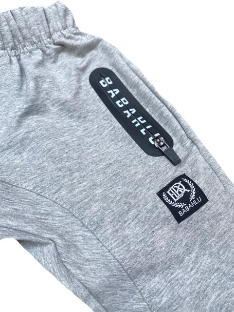 Harlem 2's Grey Joggers - Babahlu Kids