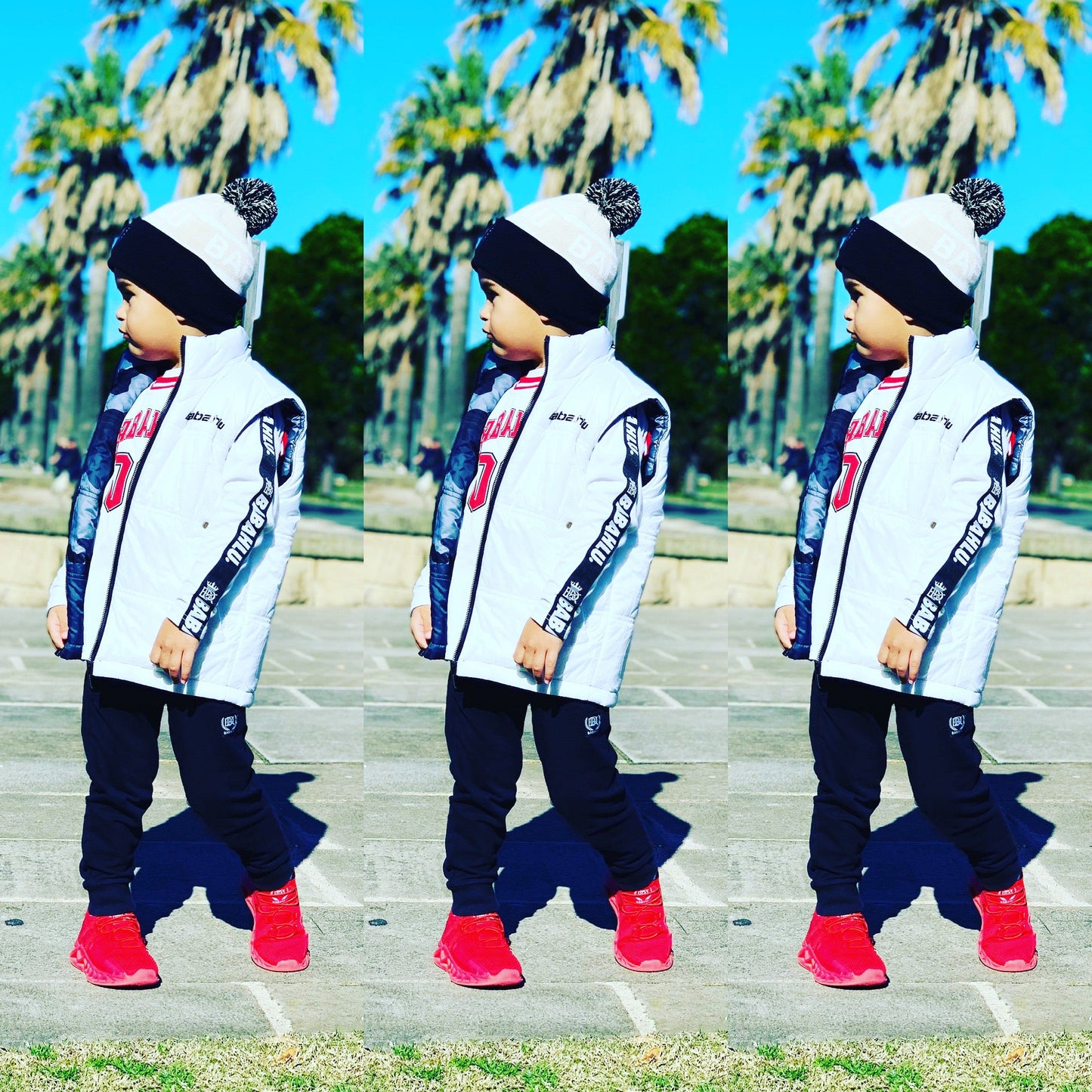 Harlem Black Joggers - Babahlu Kids