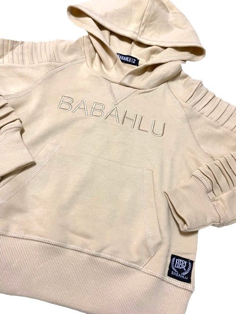 Marley Hoodie Beige - Babahlu Kids