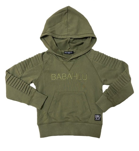 Marley Hoodie Green - Babahlu Kids - Hoodies