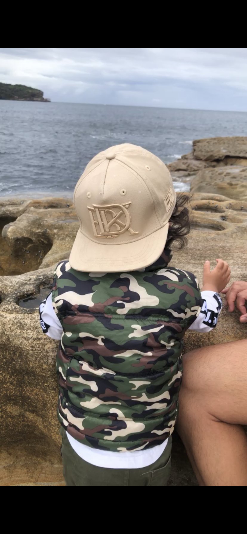 Snapback Cap Beige - Babahlu Kids