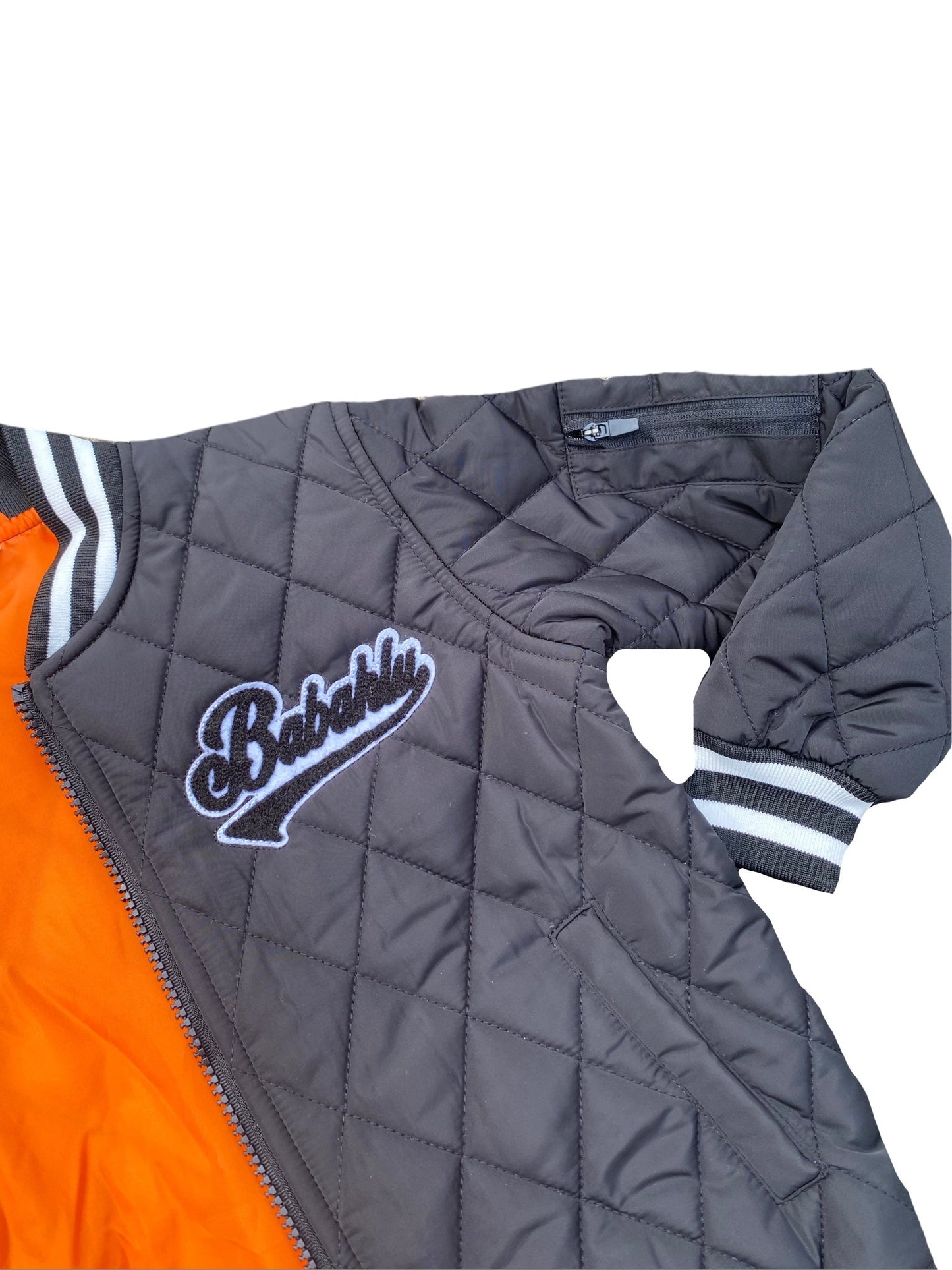 SOHO Black Quilted Bomber Jacket - Babahlu Kids Bomber Jacket