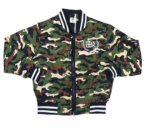 SOHO Camo Bomber Jacket - Babahlu Kids