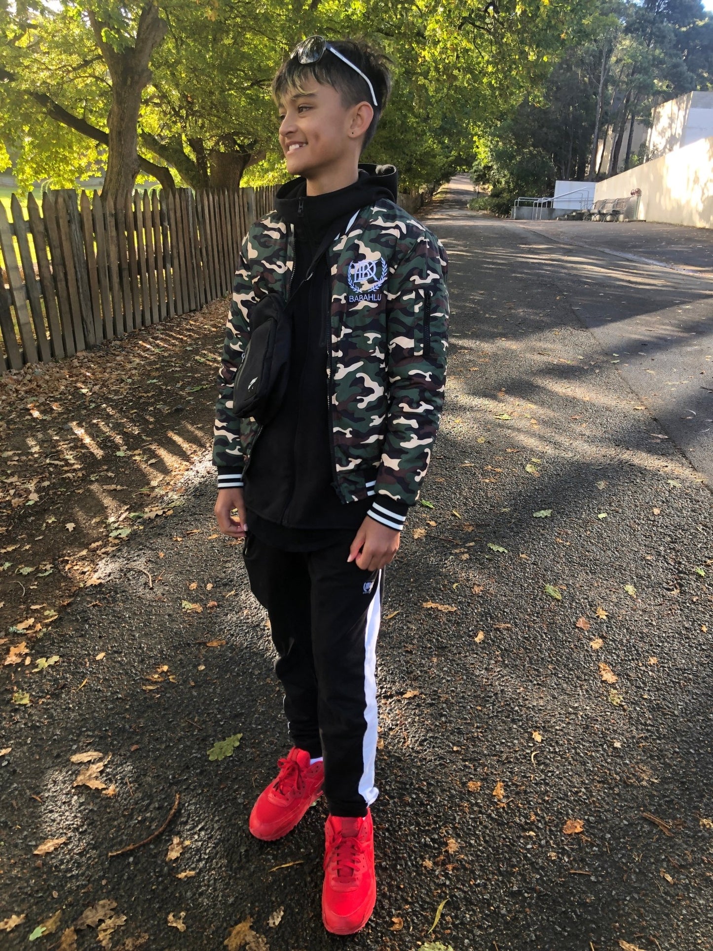 SOHO Camo Bomber Jacket - Babahlu Kids