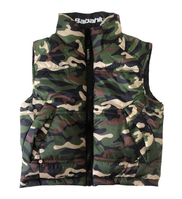 SOHO Camo Reversible Puffy Vest - Babahlu Kids - Bomber Jacket