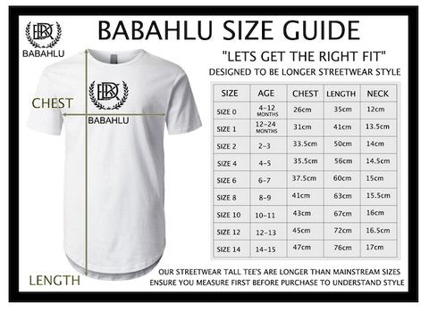 Babahlu Long Sleeve Black Tshirt - Babahlu Kids