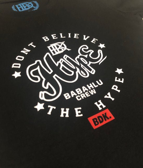 "Don't Believe the Hype" Print Tee - Babahlu Kids