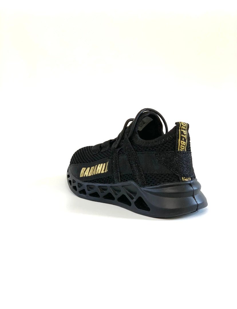 Fadeaway 1s Black Sneakers - Babahlu Kids