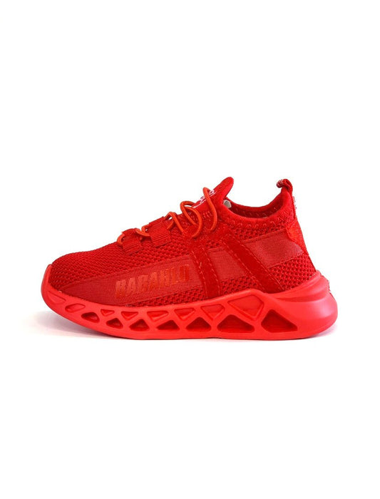 Fadeaway 1s Red Sneakers - Babahlu Kids