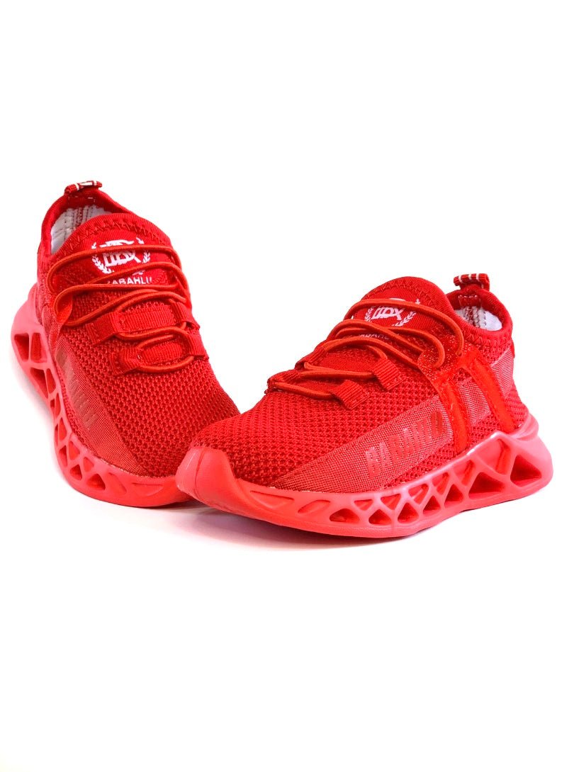 Fadeaway 1s Red Sneakers - Babahlu Kids