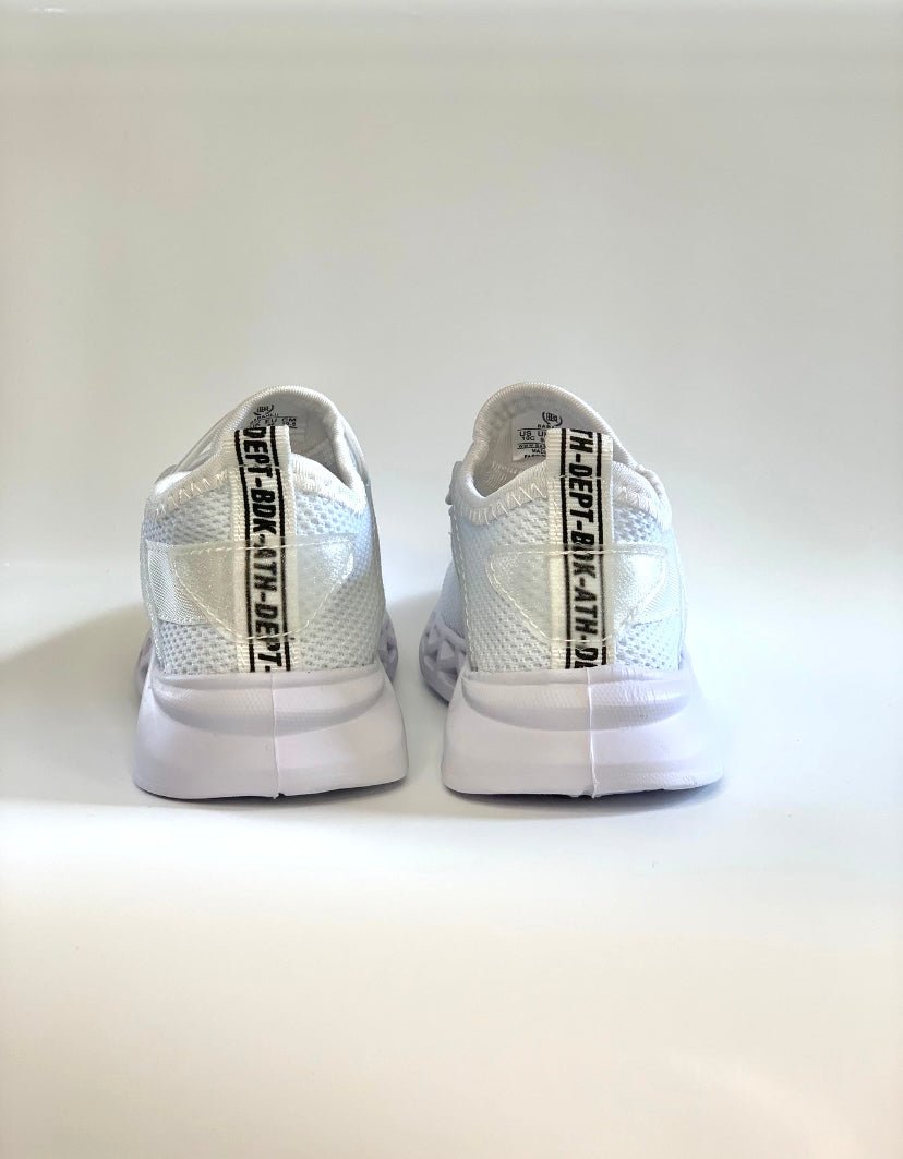 Fadeaway 1s White Sneakers - Babahlu Kids