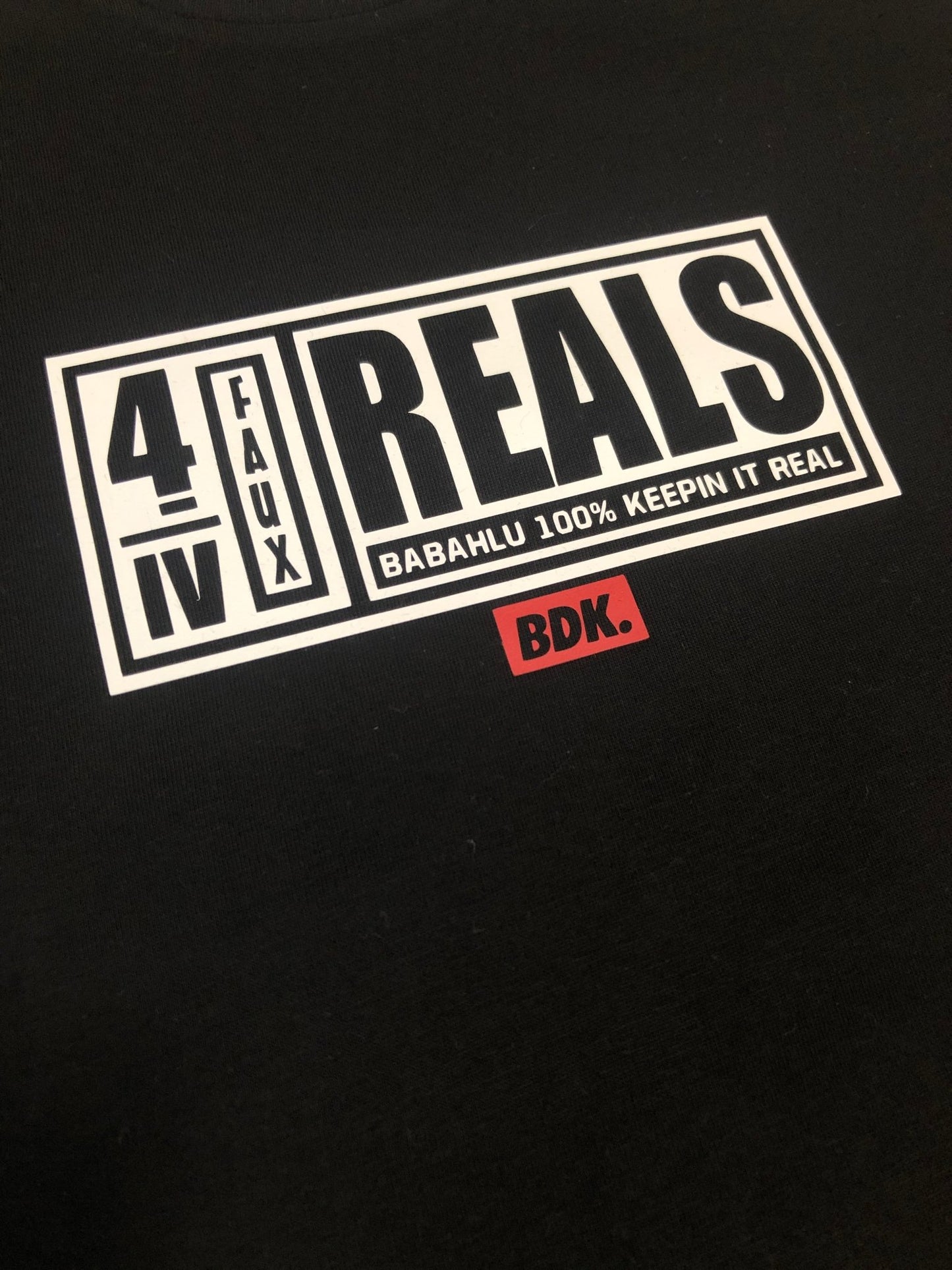 "For Reals" T Shirt - Babahlu Kids
