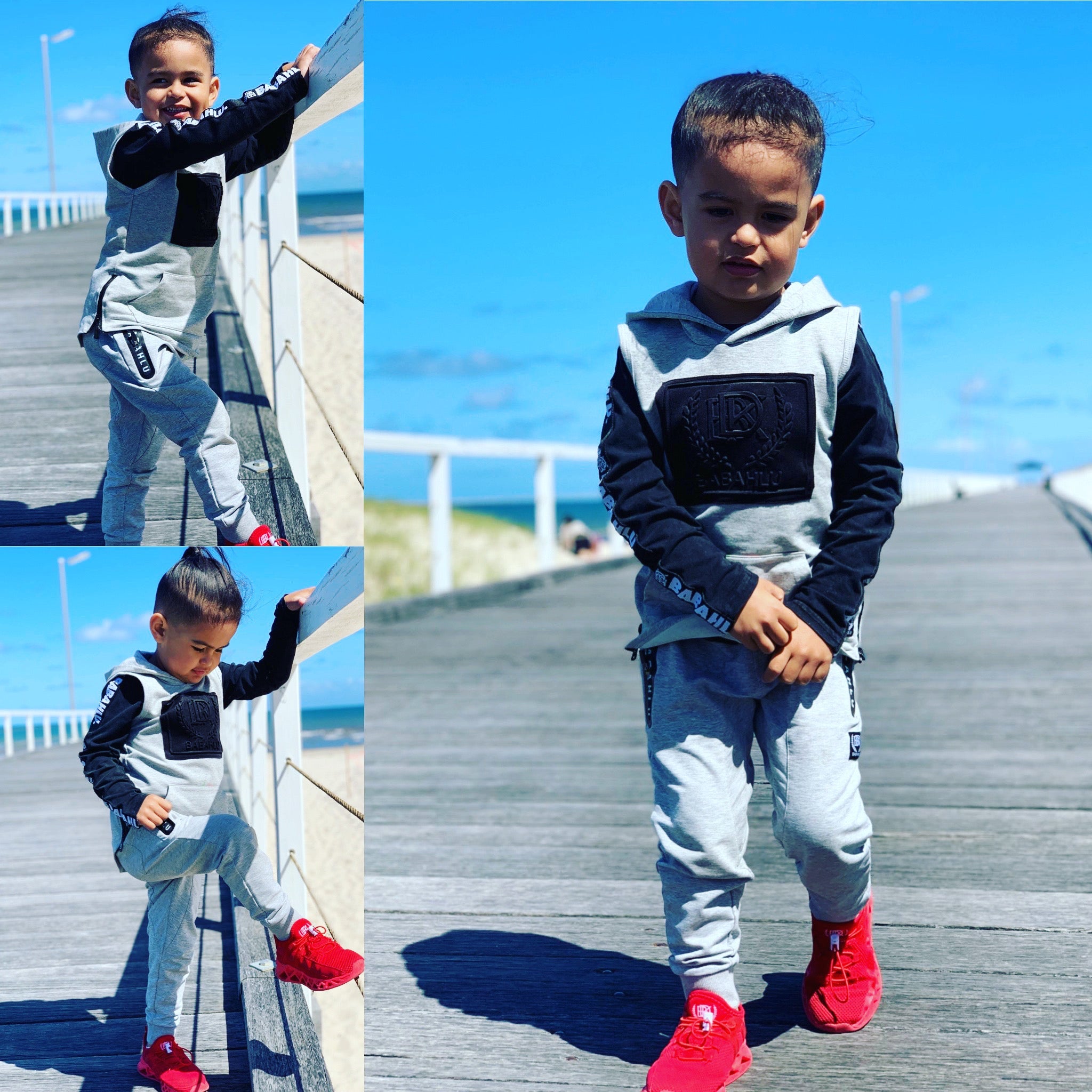 Baby boy best sale grey joggers