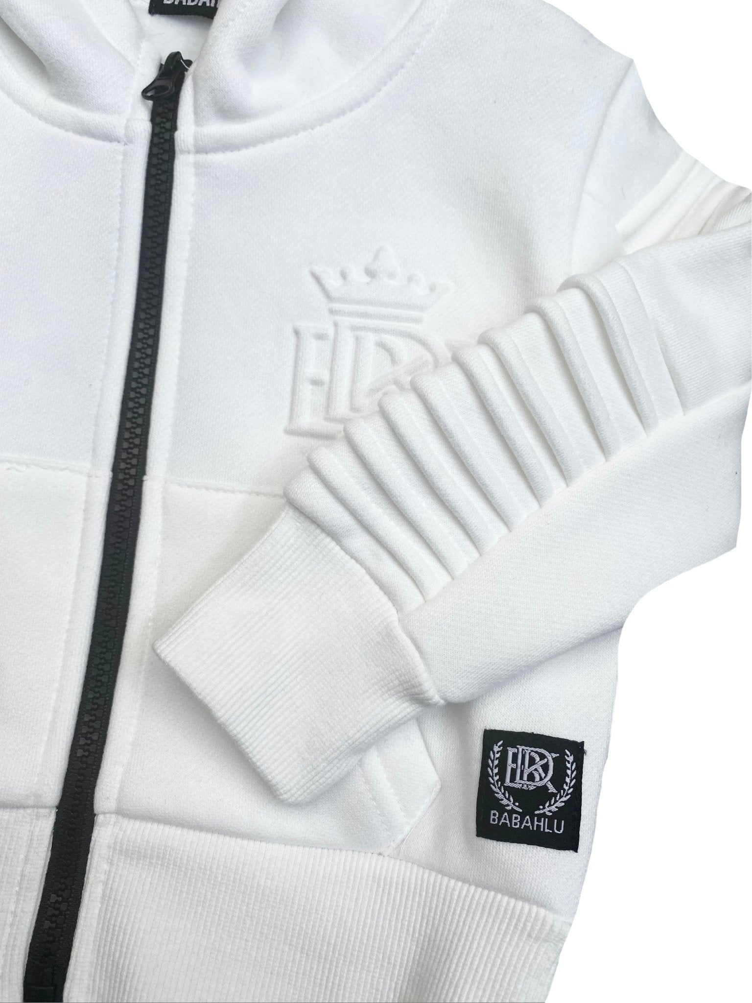 Boys white best sale adidas hoodie