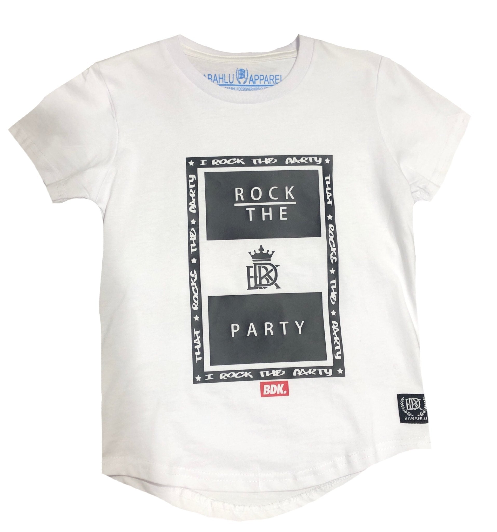 "I ROCK THE PARTY" T Shirt - Babahlu Kids