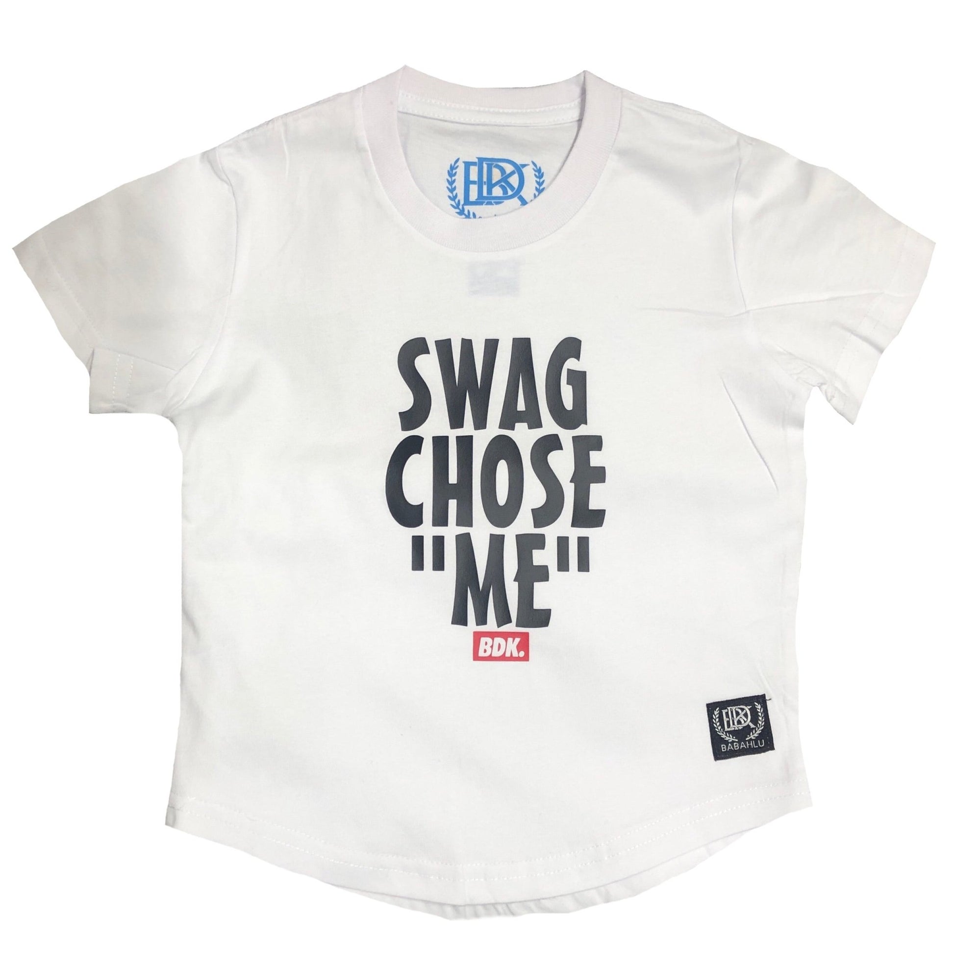 "Swag Chose Me" T Shirt - Babahlu Kids