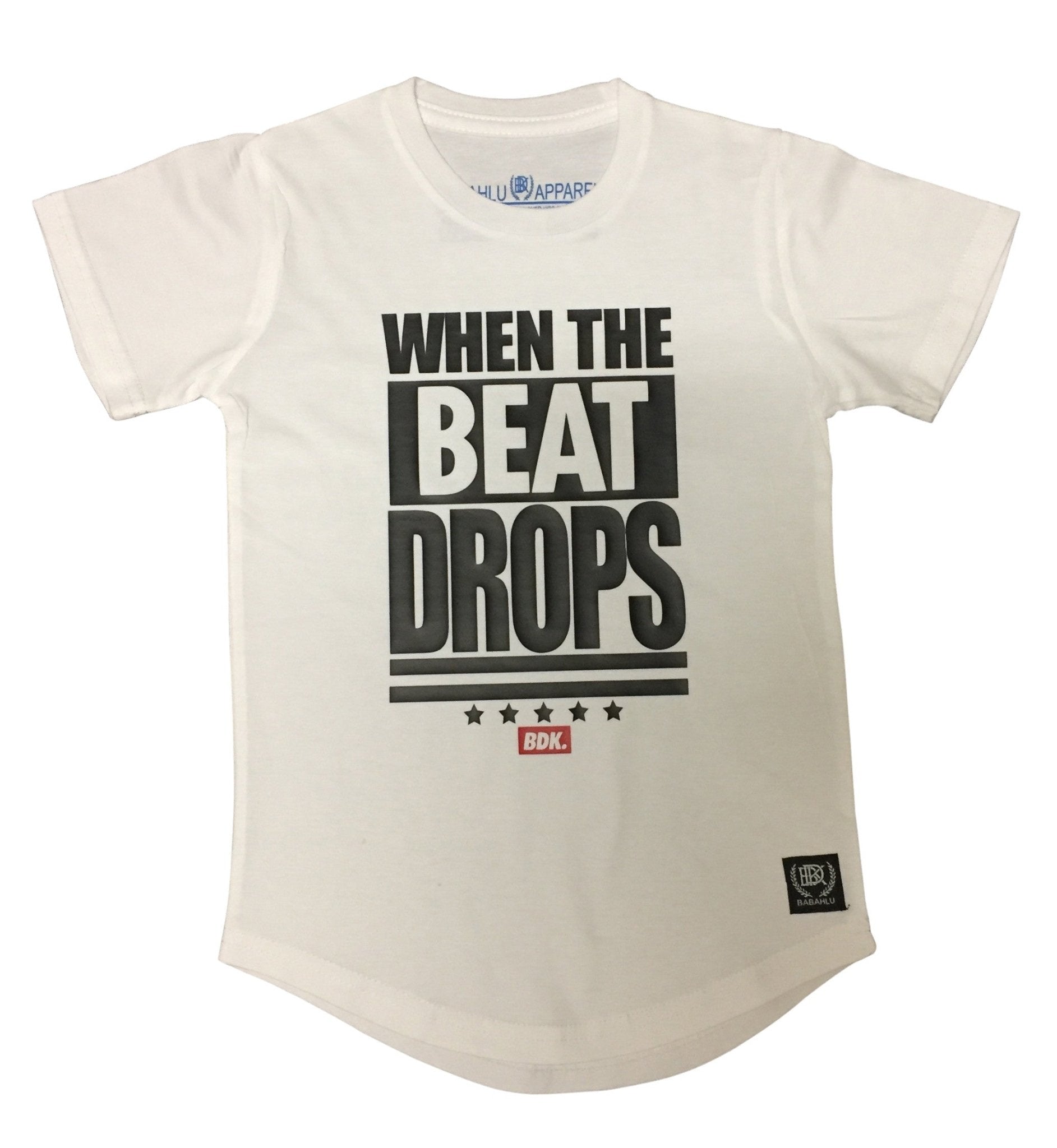 "When The Beat Drops" T Shirt - Babahlu Kids - Vinyl Print T-shirts